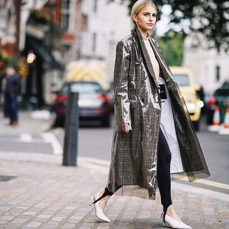 معطف طويل بالوان زاهية