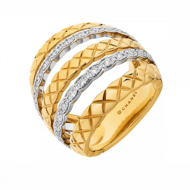 اساور ديور من الذهب مع الخزف الملون