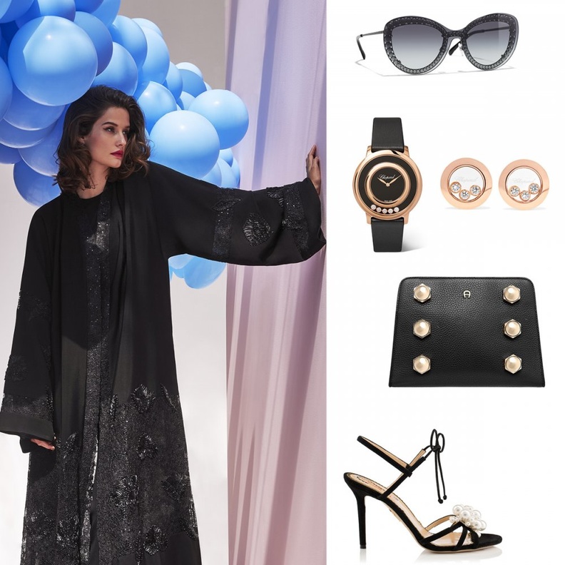 تصميم جريء ينبض باللون البرتقالي ابتكرته دار Huishan Zhang 