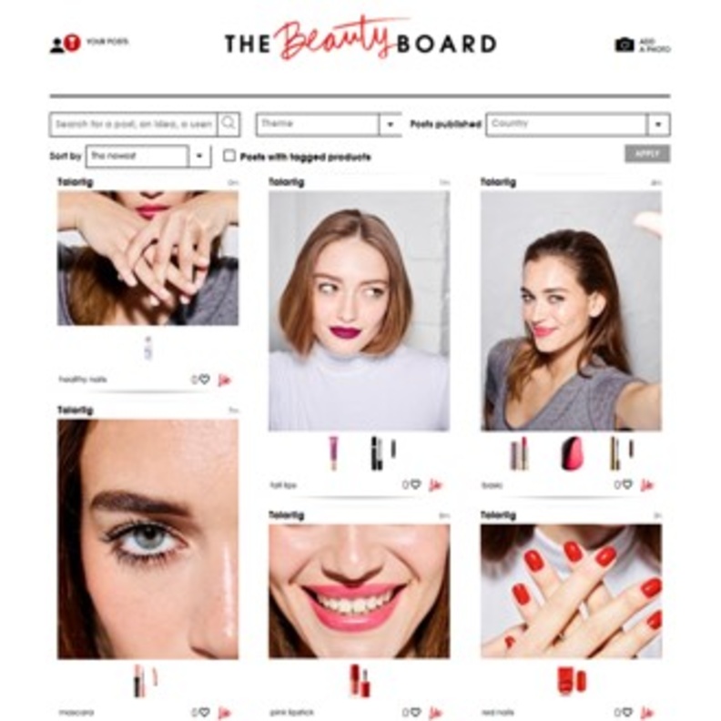 منصة Sephora Beauty Board