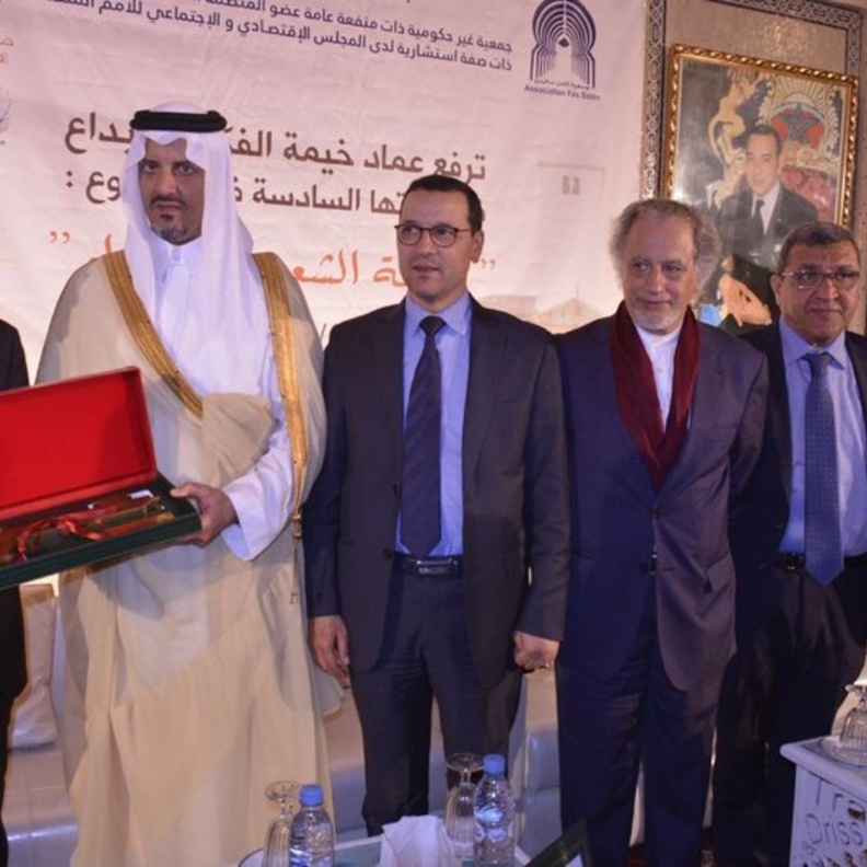 الأمير خالد الفيصل شخصية عام 2018 لخيمة الفكر و الابداع 