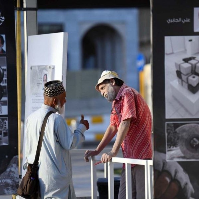 من ملتقى المدينة المنورة للنحت