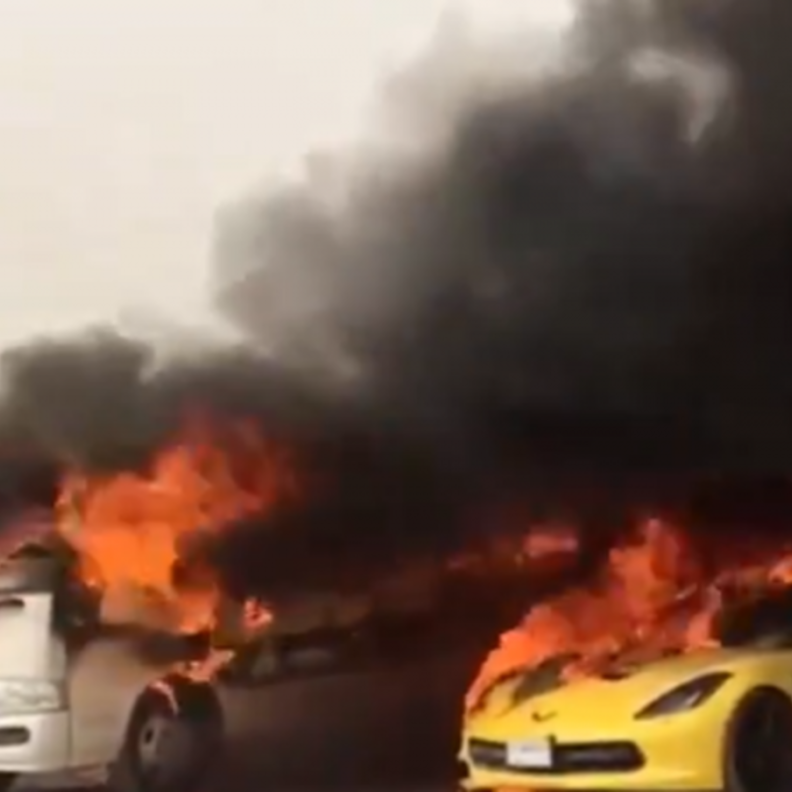 حريق دبي اوتلت كان بفعل فاعل