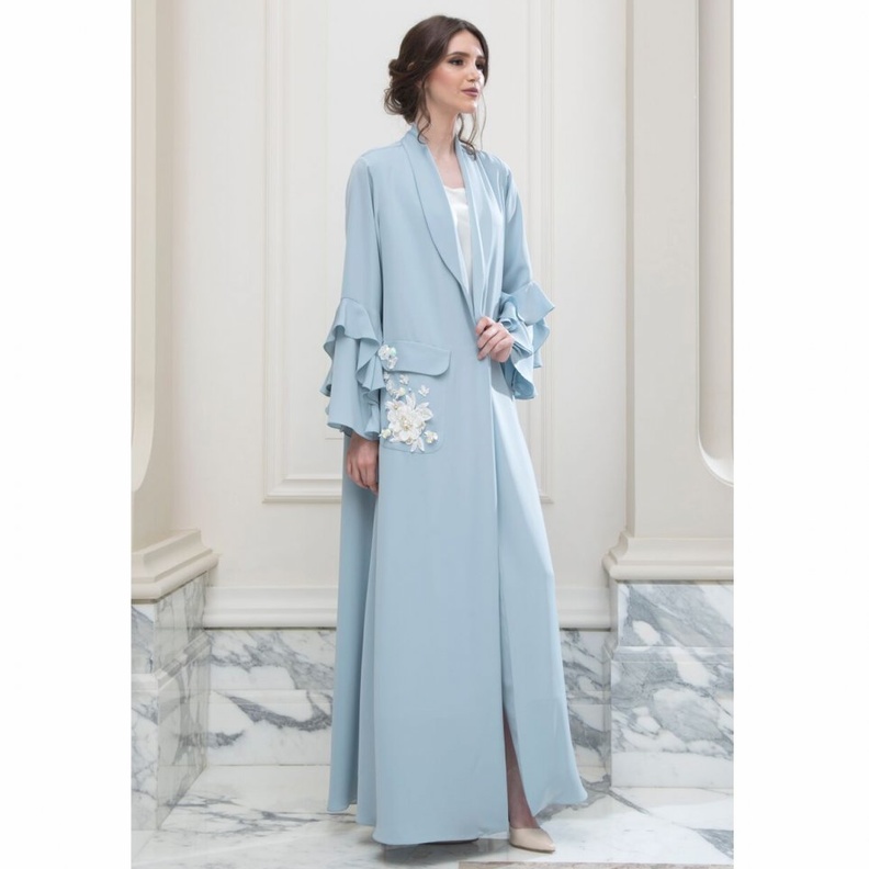 من مجموعة جلابيات المصممة عفة الدباغ الجديدة