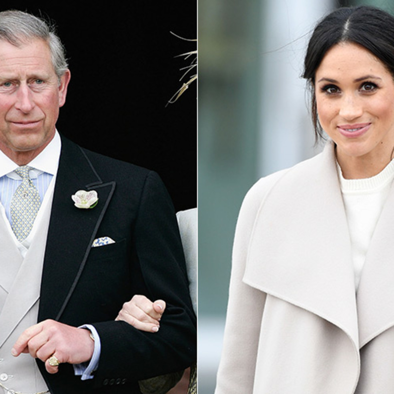 الأمير تشارلز سيسر إلى جوار ميغان ماركل في حفل الزفاف الملكي