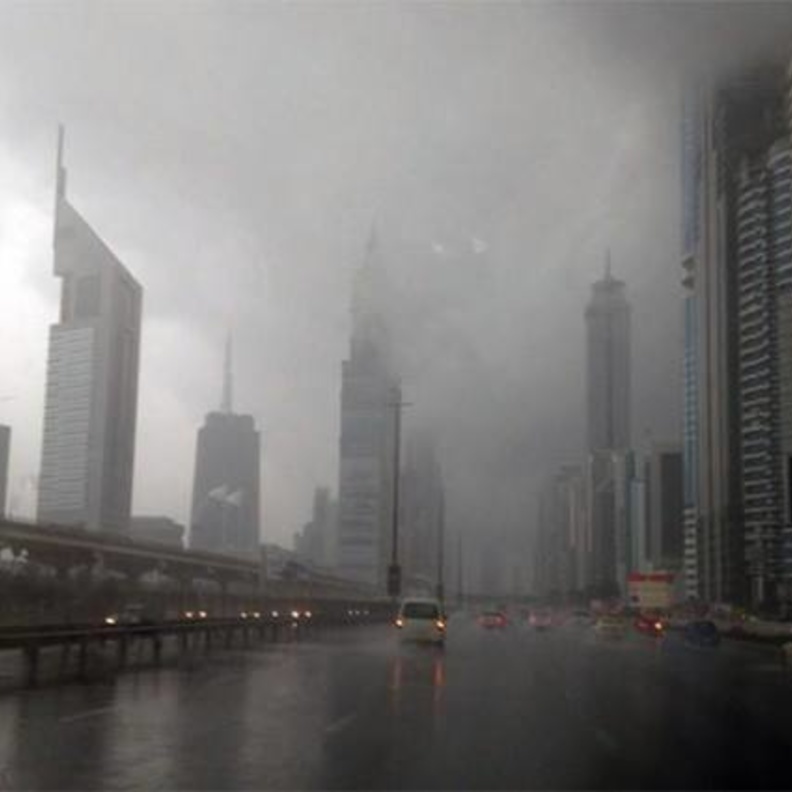 الطقس في الامارات: توقعات بهطول الامطار الاسبوع الجاري