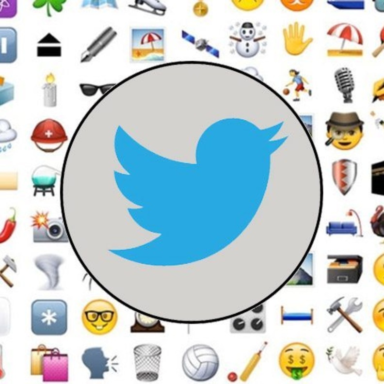  ظهور الايموجي الخاصة بتويتر بعد التحديث و قبل التحديث لمستخدمي أندرويد