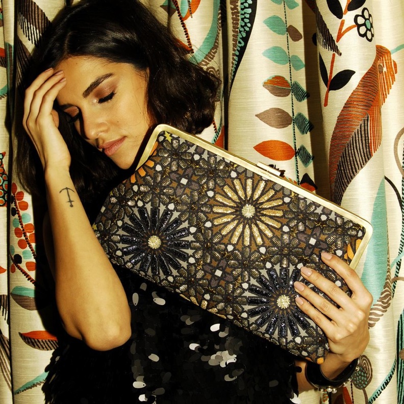 moroccan metallic clutch me