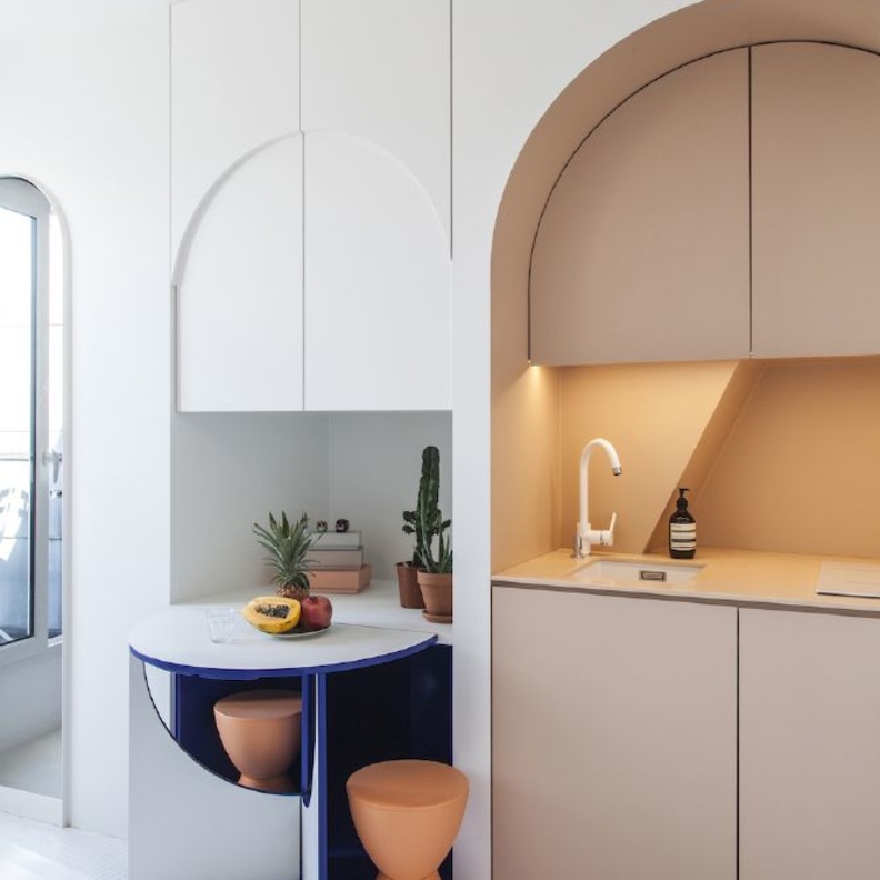 تصاميم كراسي مميزة لديكور المطبخ الصغير