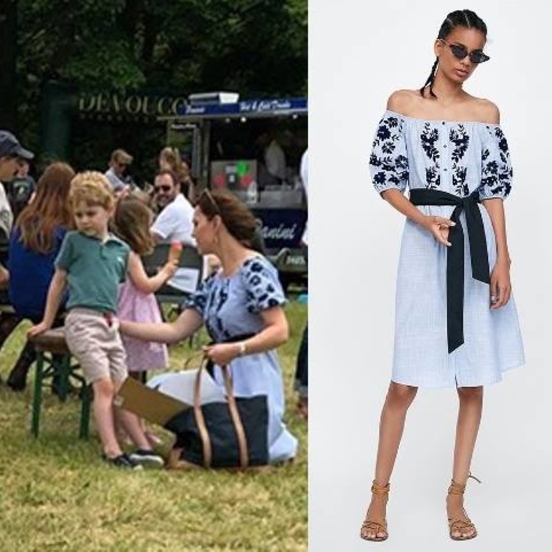 خلال زيارة رسمية للهند اختارت كيت هذا الفستان الانيق من توب شوب