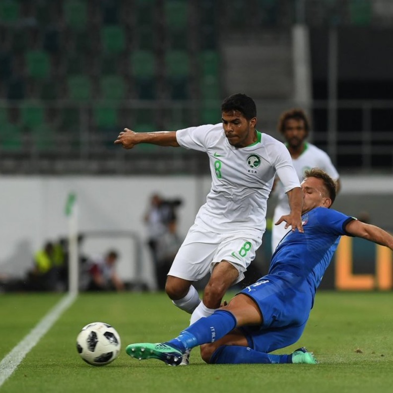 المنتخب السعودي يخسر أمام إيطاليا