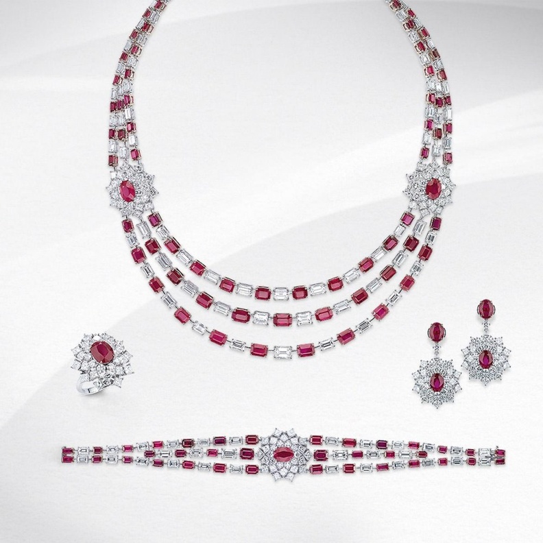 اطقم الماس راقية لموسم الاعراس