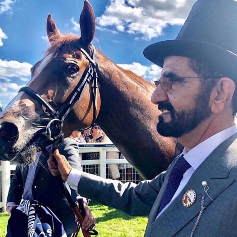  محمد بن راشد بطل الديربي