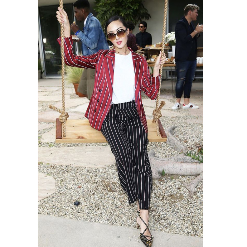 بنطلون بقماش ميتاليك من MISSONI