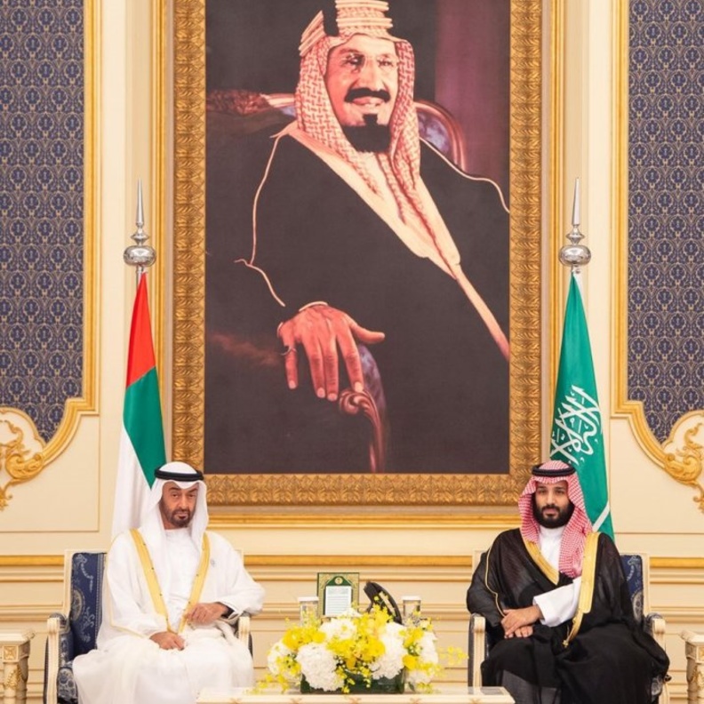 ولي العهد السعودي يستقبل الشيخ محمد ين زايد ولي عهد أبوظبي