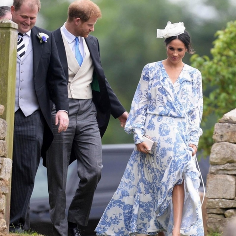 إطلالة أنيقة لـ ميغان ماركل في حفل زفاف ابنة شقيقة الأميرة ديانا