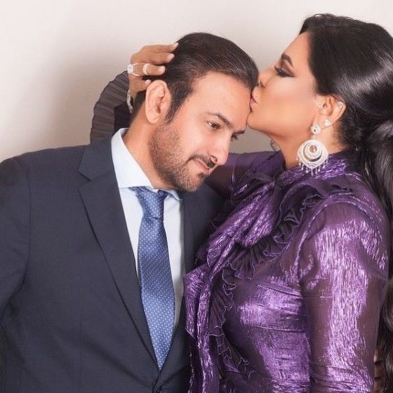 أحلام تحتفل بعيد زواجها من مبارك الهاجري في 19 يونيو