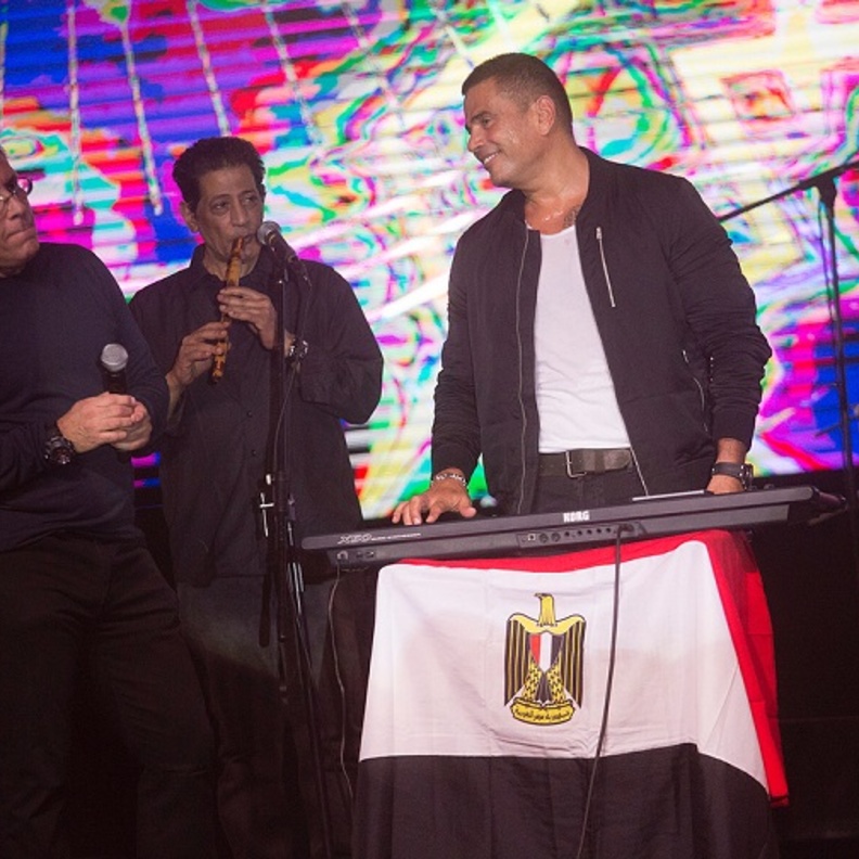 حفل عمرو دياب في روسيا