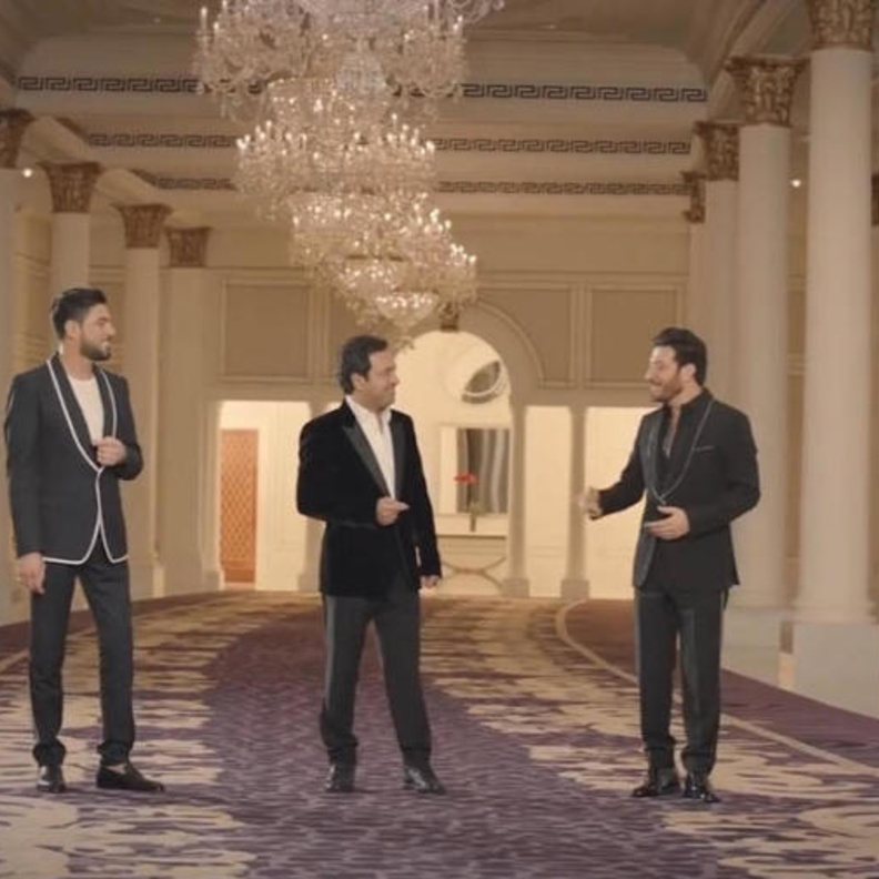 جانب من أغنية الثلاثي أنا أنا