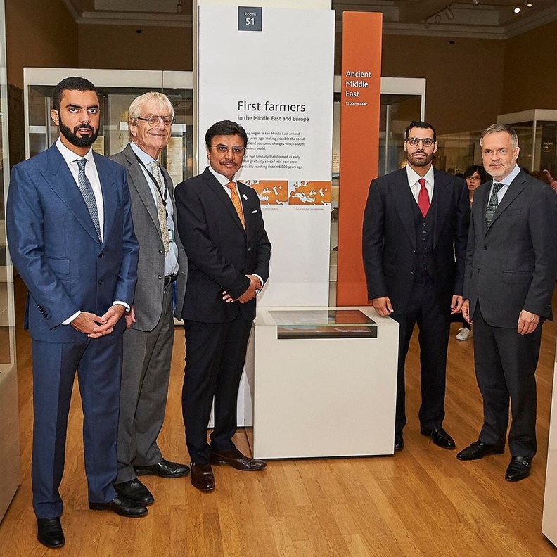 المتحف البريطاني يطلق اسم الشيخ زايد على قاعة تاريخ الزراعة في أوروبا والشرق الأوسط