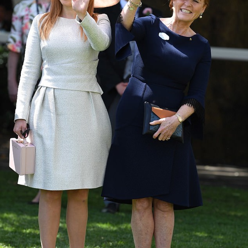 دوقة يورك وابنتها في سباق أسكوت