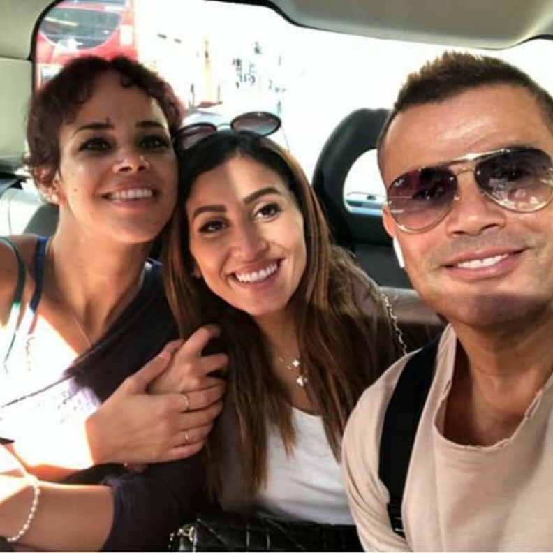 عمرو دياب ودينا الشربيني