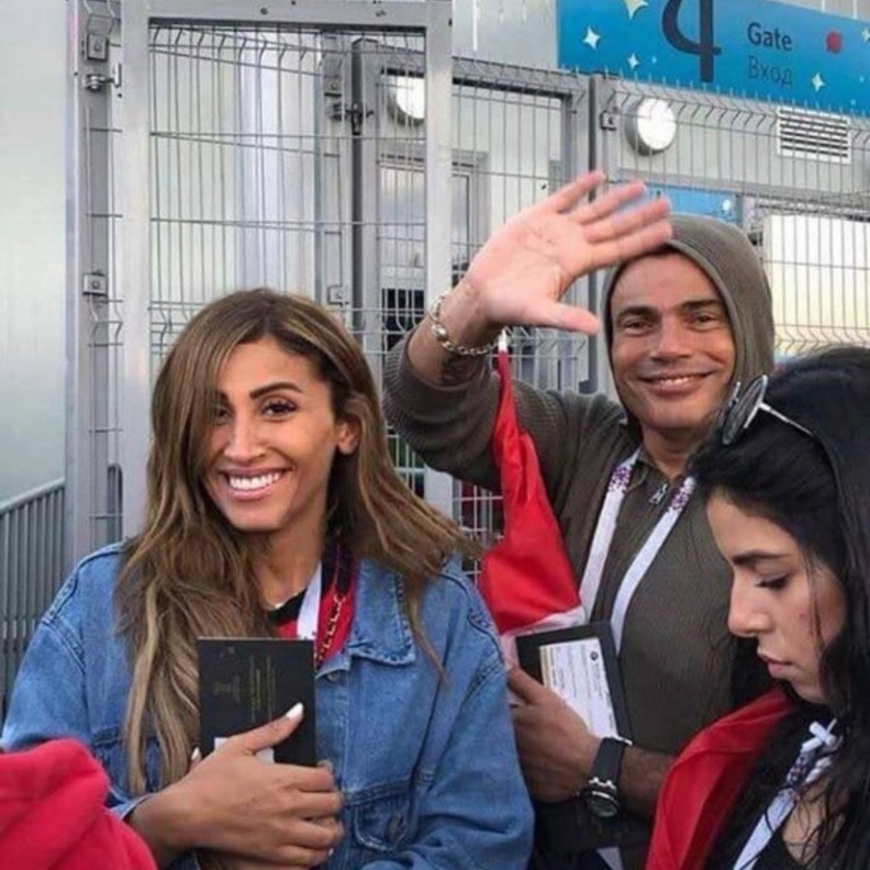 عمرو دياب ودينا الشربيني