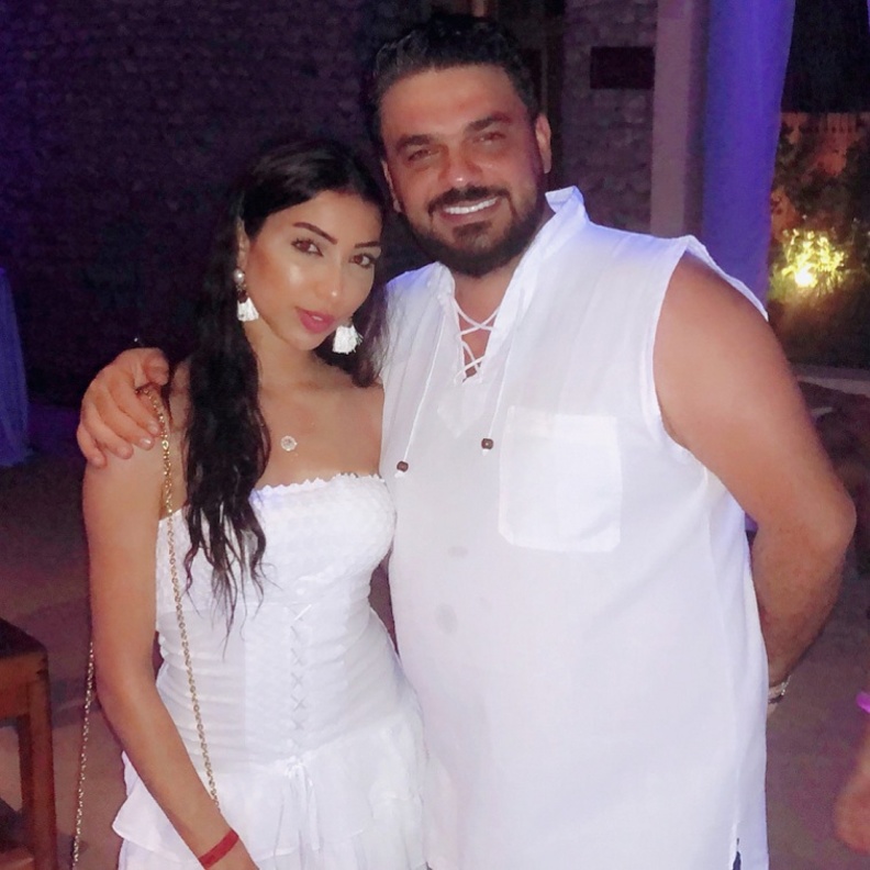 دنيا بطمة وزوجها