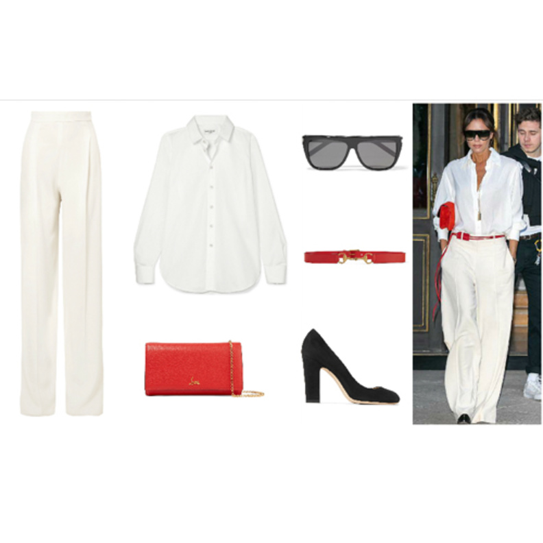 احصلي على اطلالة فيكتوريا بيكهام الراقية والجذابة باللون الأبيض