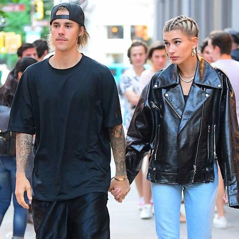 جاستن بيبر وهايلي بالدوين