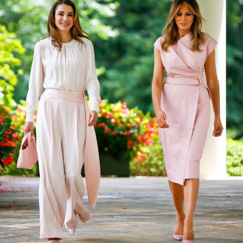من الأجمل والأكثر أناقة بين ميلانيا ترامب والملكة رانيا