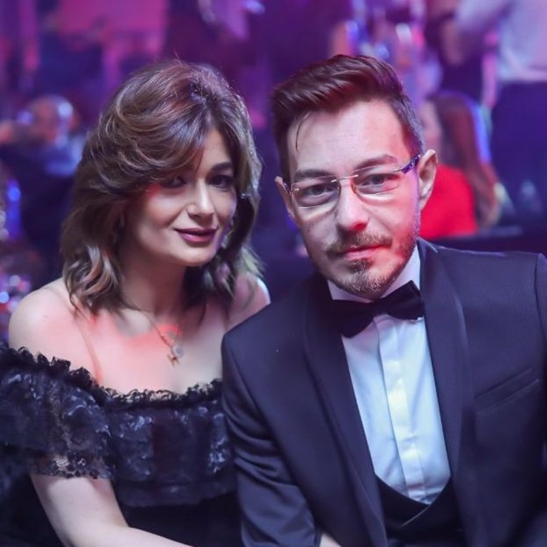 احمد زاهر وزوجته