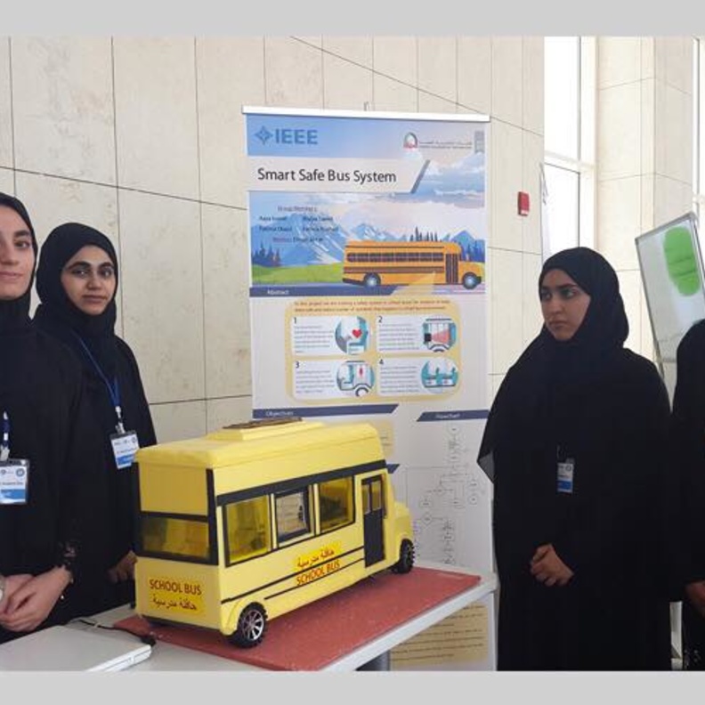 ابتكار حافلة مدرسية ضد الحوادث في الامارات 