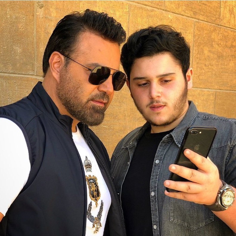 عاصي الحلاني ونجله الوليد