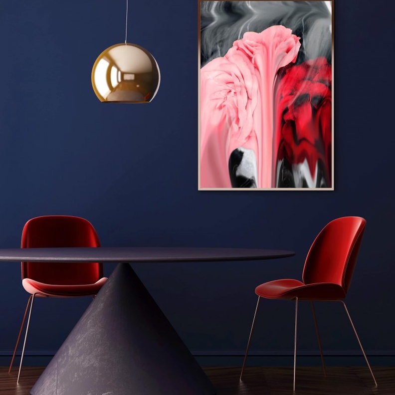 غرفة سفرة تلائم غرفة الجلوس بألوانها وأسلوب التصميم فيها