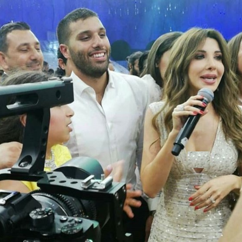 نانسي عجرم في حفل زفاف