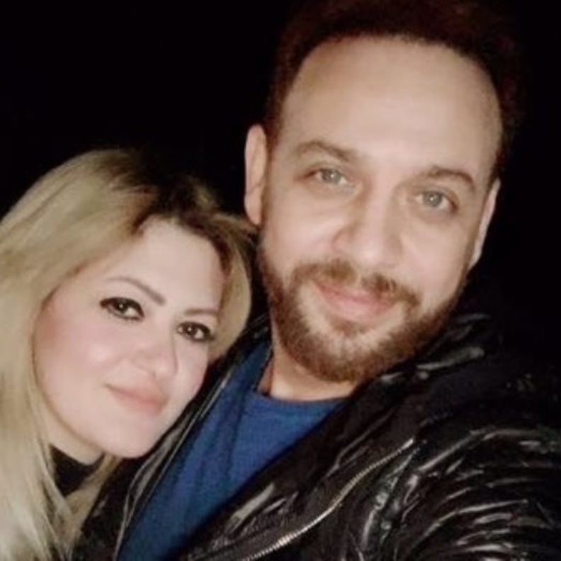 مصطفى قمر وزوجته الجديدة