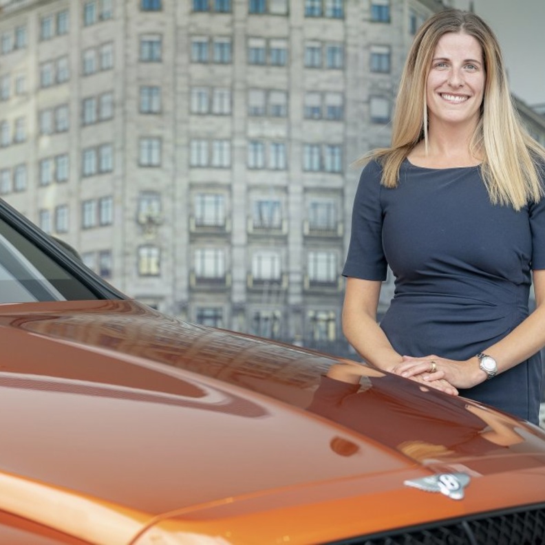 المرأة المهندسة في بنتلي، جيما بلمر، جوانا دوراج و ميغان أوكوت