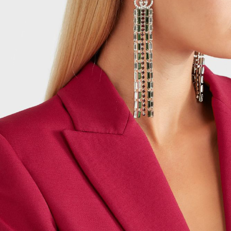  Oscar de la Renta أقراط متدلية من