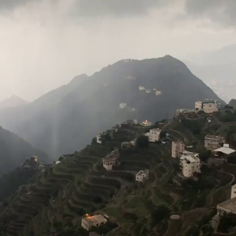 الأرصاد السعودية حذرت من الأمطار على مرتفعات جازان