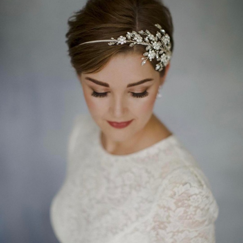 تسريحات شعر جذابة للعروس