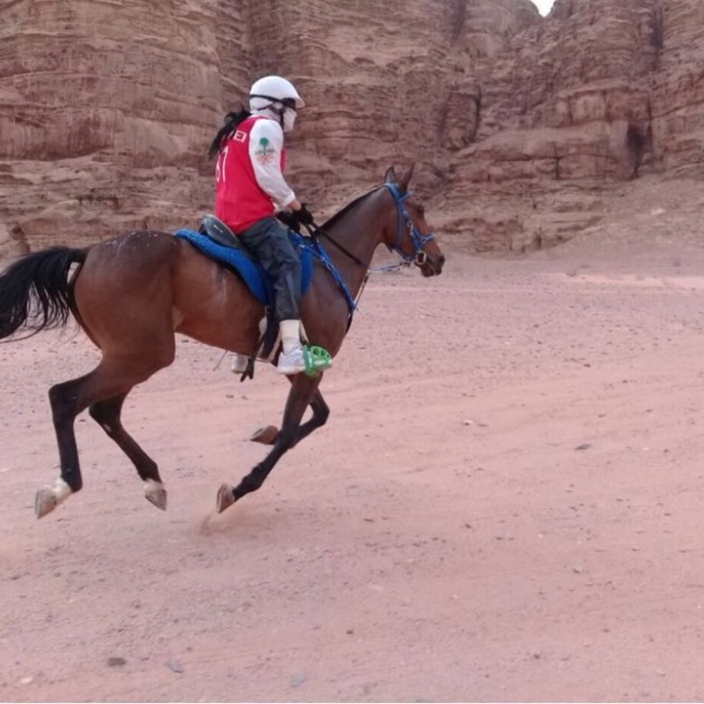 مشاركة الفارسة العنود الفيصل