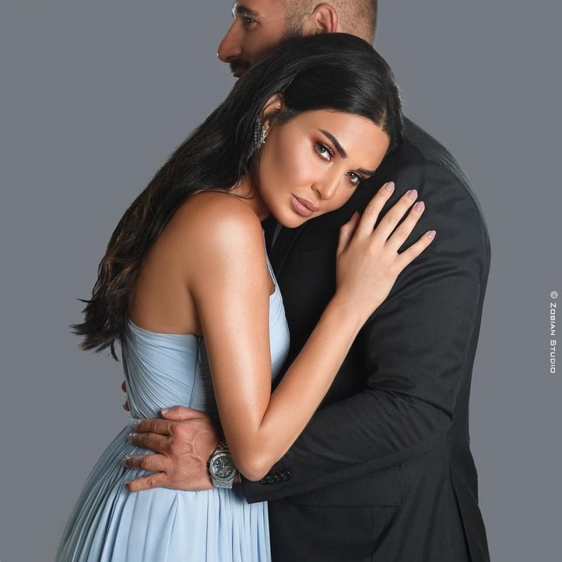 سيرين عبد النور وزوجها