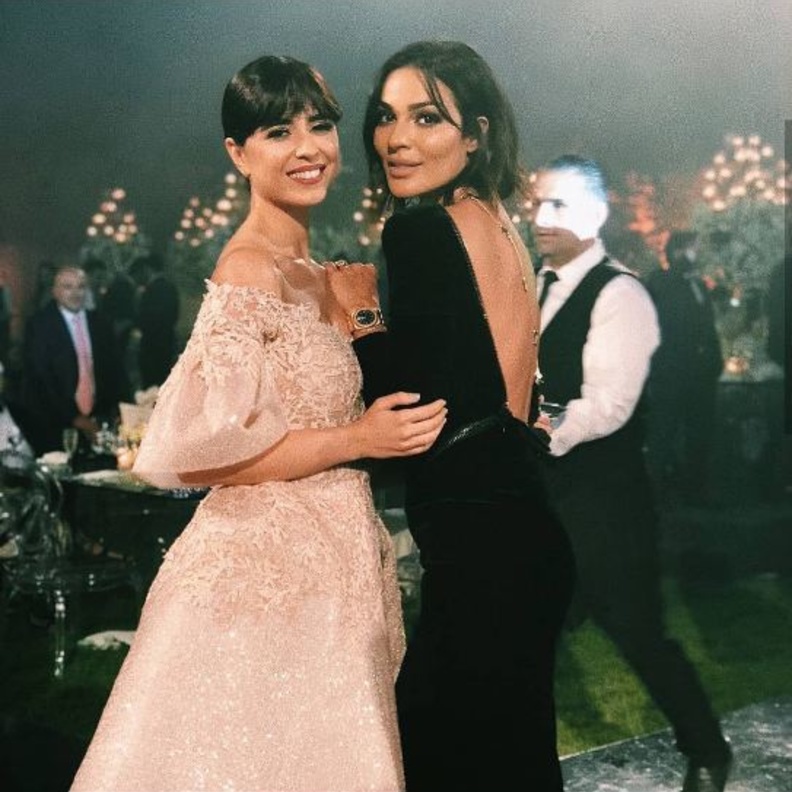 لقاء سويدان وحمادة هلال مع العروس