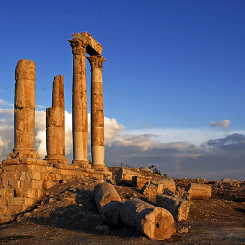 مشهد محيط بمتحف الاردن.