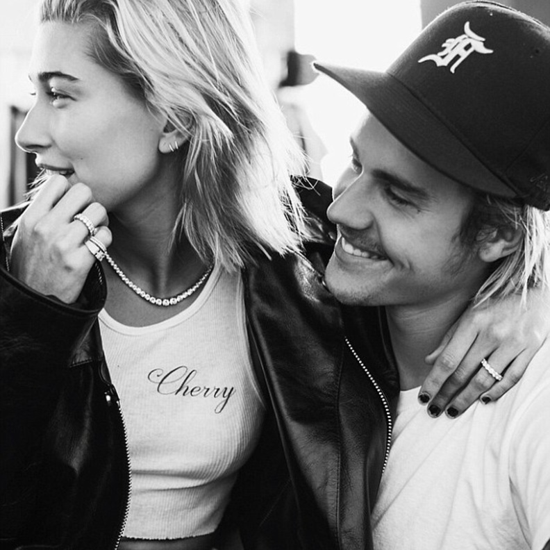 جاستن بيبر وهايلي بالدوين