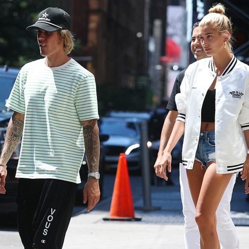 جاستن بيبر وهايلي بالدوين