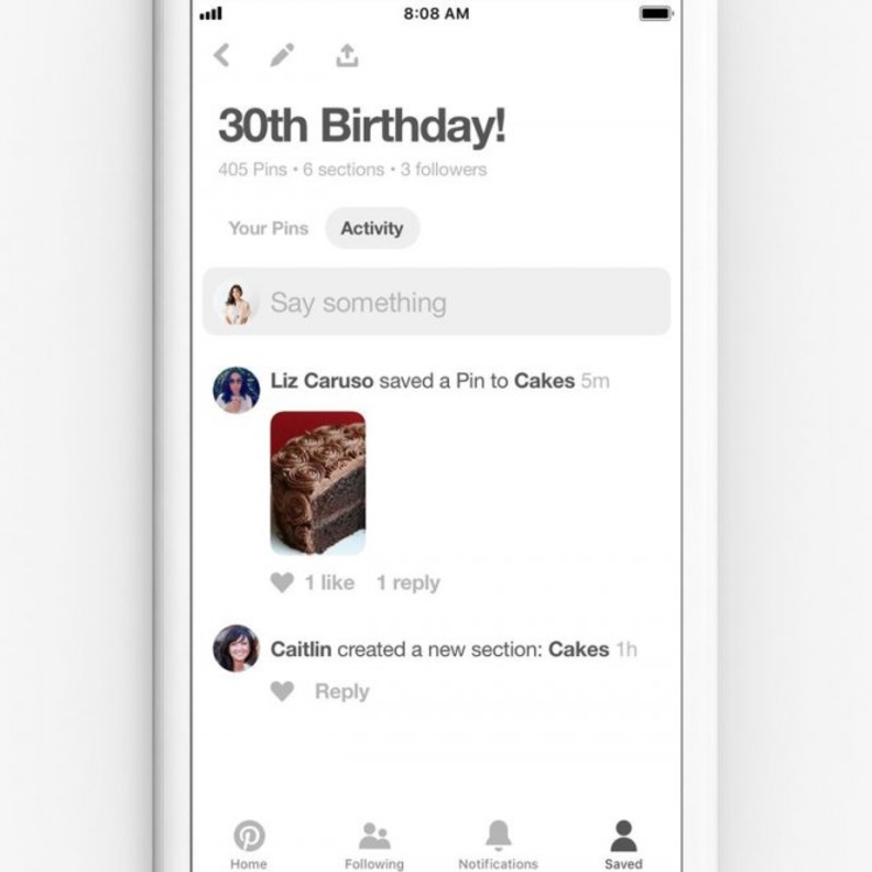 أداة الحوار الجديدة لموقع Pinterest أصبحت متوفرة على مختلف إصدارات الموقع