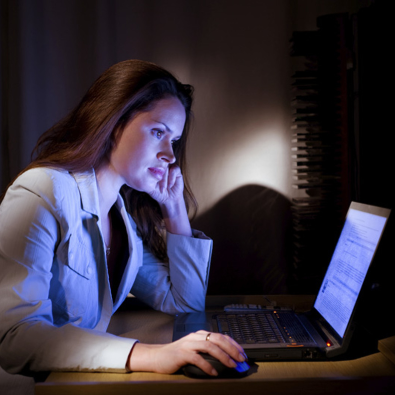 العمل الليلي يضر بالصحة.