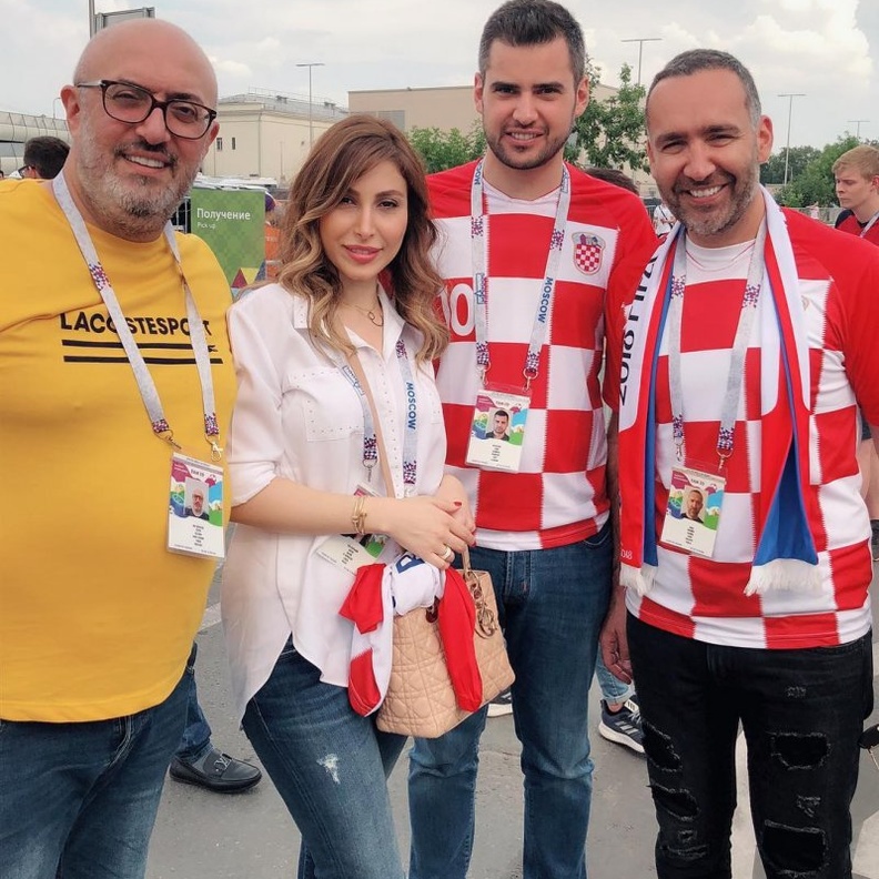 يارا في مباراة فرنسا وكرواتيا